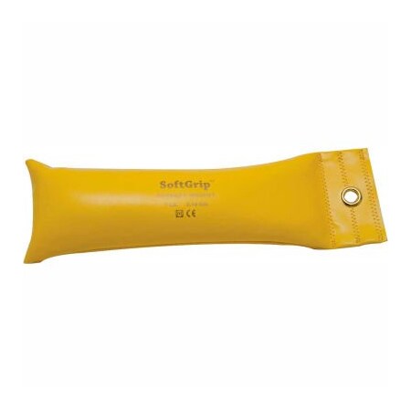 Fabrication Enterprises CanDo SoftGrip Hand Weight, 7 lb., Yellow 10-0359-1